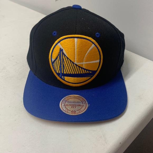 Mitchell & Ness Other - Golden State warriors Mitchell And Ness Big Logo Snapback Baseball Cap Hat NBA